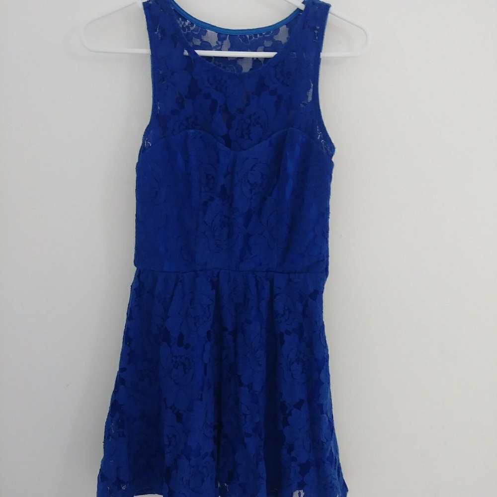 Blue dress